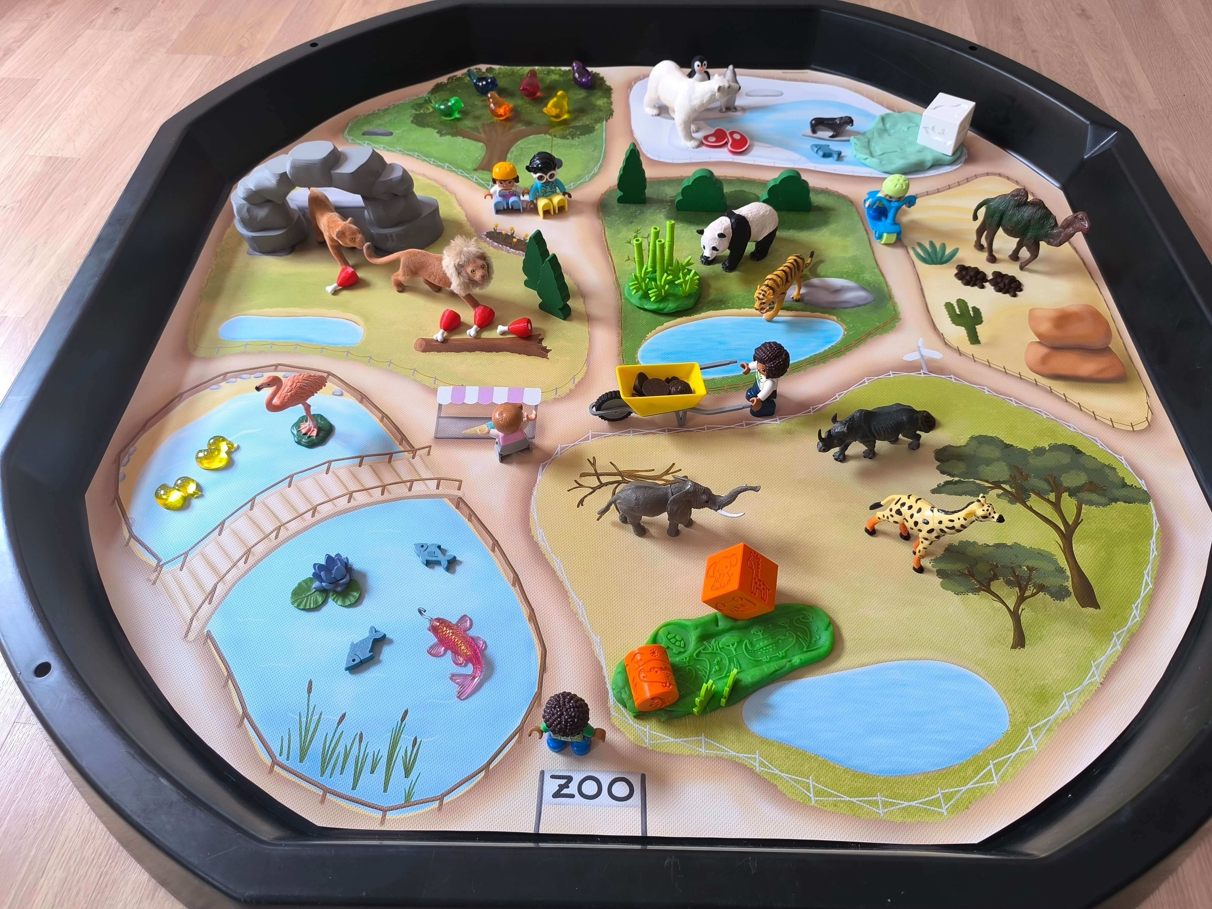 Zimní krajina  – Podložka do Tuff Tray MINI